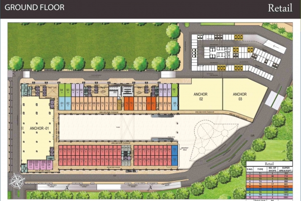 MMR 52nd Avenue Retail Shops Ground Floor Plan